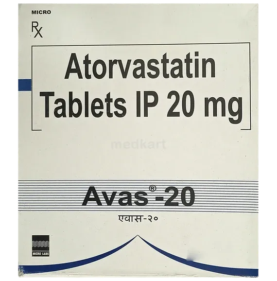 avas 20mg tablet 30's